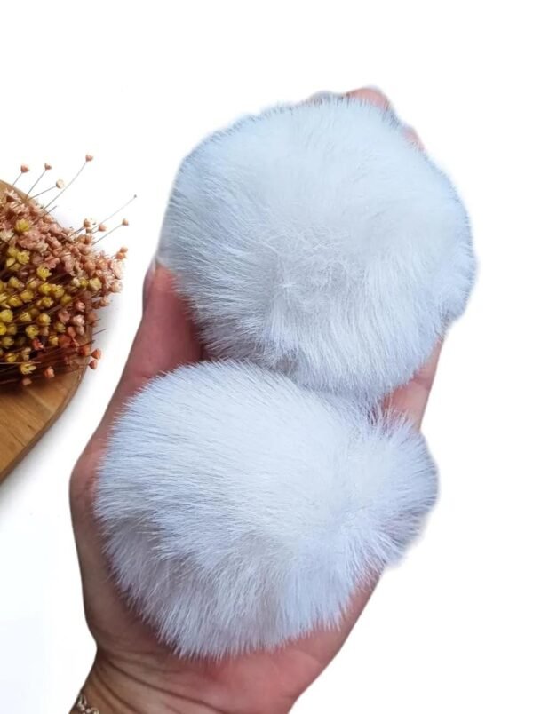 POMPOM FOFINHO 7CM BRANCO
