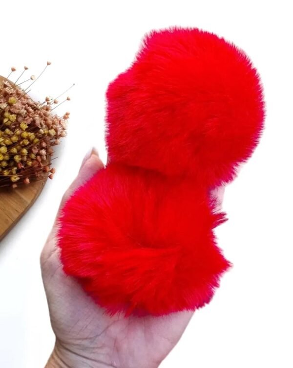 POMPOM FOFINHO 7CM VERMELHO