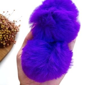 POMPOM FOFINHO 7CM ROXO