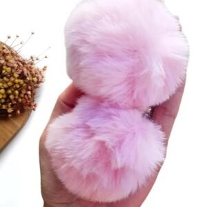 POMPOM FOFINHO 7CM ROSA BEBÊ
