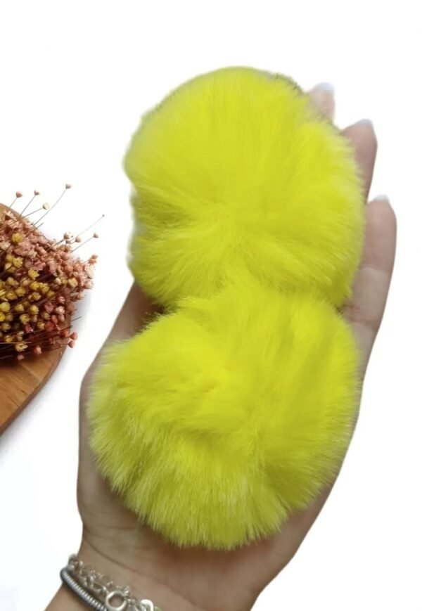 POMPOM FOFINHO 7CM AMARELO