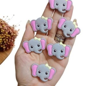 APLIQUE EMBORRACHADO SAFARI ELEFANTE 3,8CM C/ 2 UND