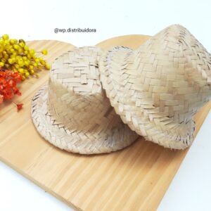 CHAPÉU DE PALHA 5X11 CM UND