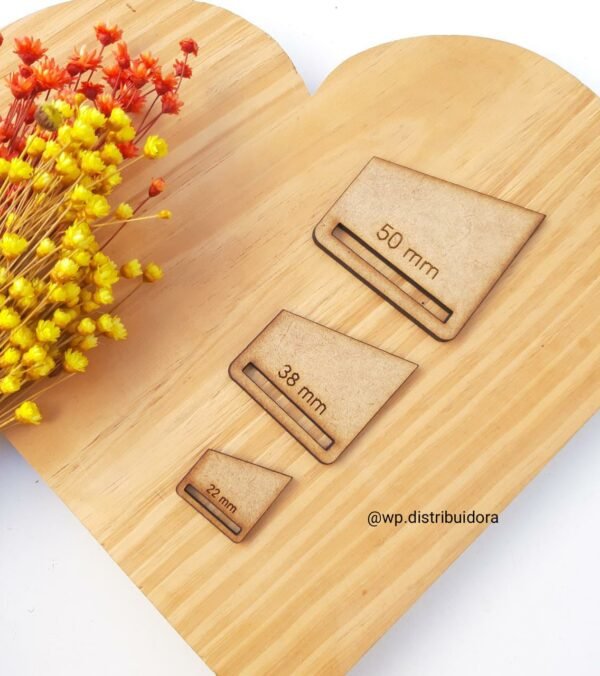 KIT PONTEIRA MOD 05 EM MDF COM 3 PEÇAS
