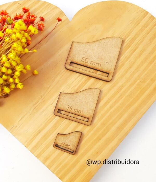 KIT PONTEIRA MOD 04 EM MDF COM 3 PEÇAS