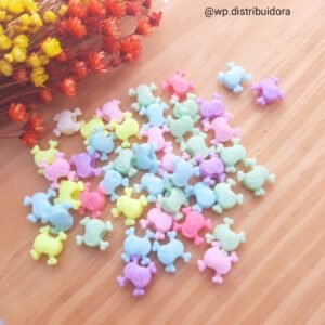 ENTREMEIO CAVEIRINHA 14 MM CORES CANDY C/ 30G