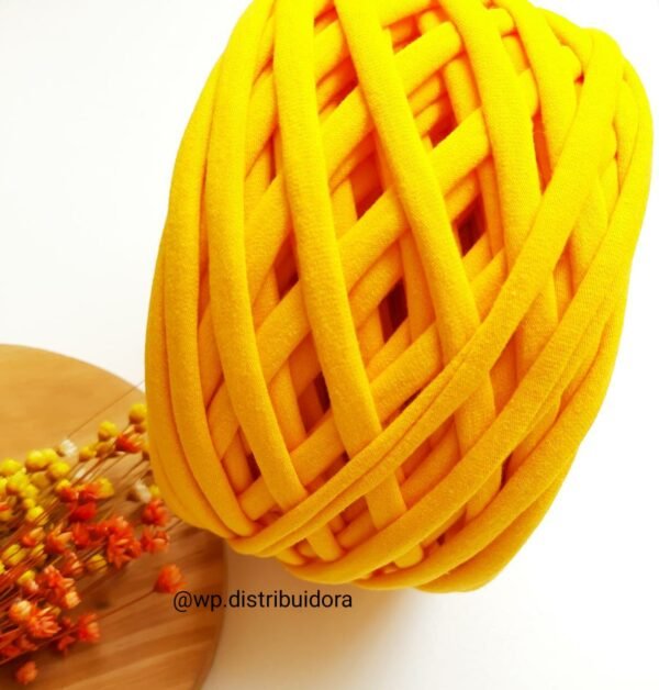 FIO DE MALHA PLUS AMARELO GEMA PCT C/ 1 METRO