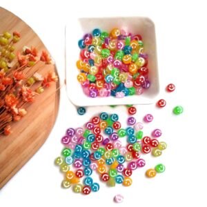 ENTREMEIO REDONDO SMILE 6MM TRANSLÚCIDO COLORIDO C/ 30G