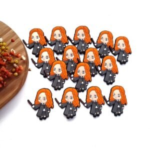 APLIQUE EMBORRACHADO GINNY WEASLEY 4X5CM C/ 2 UND