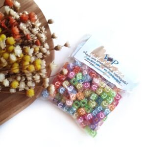 ENTREMEIO CUBO SMILE TRANSLÚCIDO 6MM COLORIDO C/ 30G