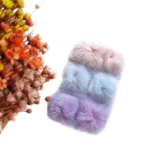 POMPOM ACHATADO 2,5 CM  C/ 2 UND