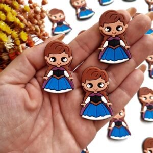 APLIQUE EMBORRACHADO PRINCESA ANA 2,4X3,9 CM C/ 2 UND