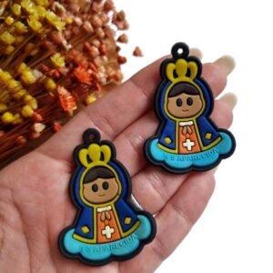 CHAVEIRO NOSSA SENHORA APARECIDA EMBORRACHADO 5CM UND