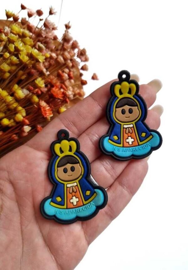 CHAVEIRO NOSSA SENHORA APARECIDA EMBORRACHADO 5CM UND
