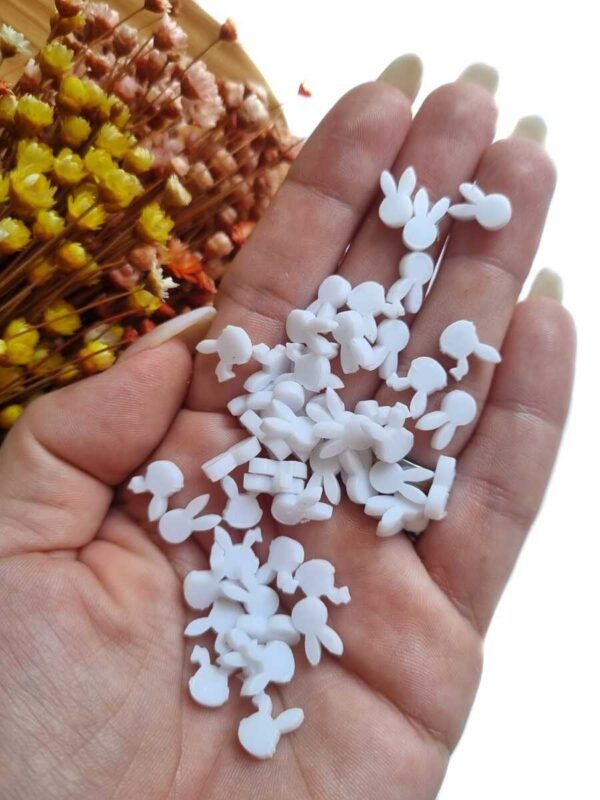 MINI COELHOS 9MM BRANCO PCT C/ 5G