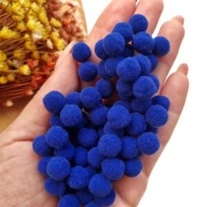 POMPOM FOFINHO 1CM AZUL BIC C/ 100 UND