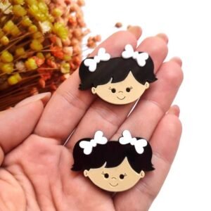 MENININHA ESCOLAR COM LAÇOS BRANCO 3,5CM UND