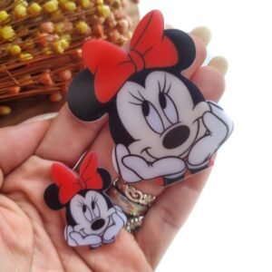 ROSTO MINNIE EM ACRÍLICO UND