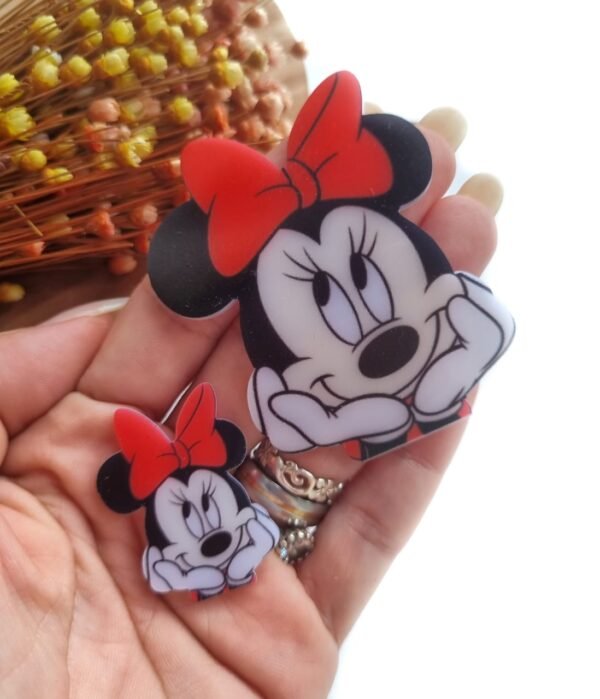 ROSTO MINNIE EM ACRÍLICO UND