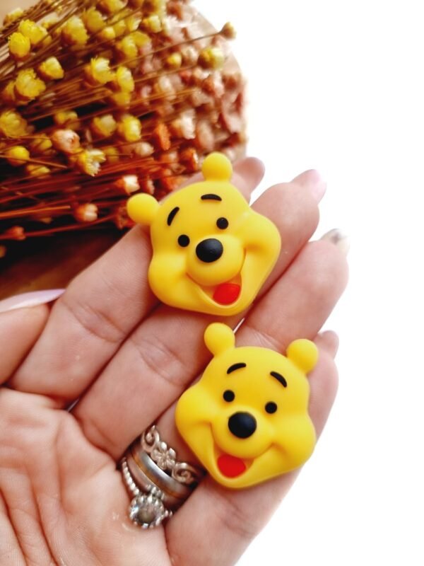 ROSTO URSINHO POOH EMBORRACHADO 3CM C/ 2 UND