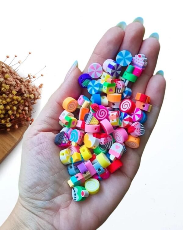 MIÇANGAS DOCINHOS EM FIMO 10MM PCT C/ 20 UND