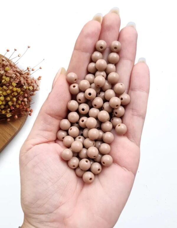PÉROLA LEITOSA MARROM CLARO Nº 8 C/ 30G