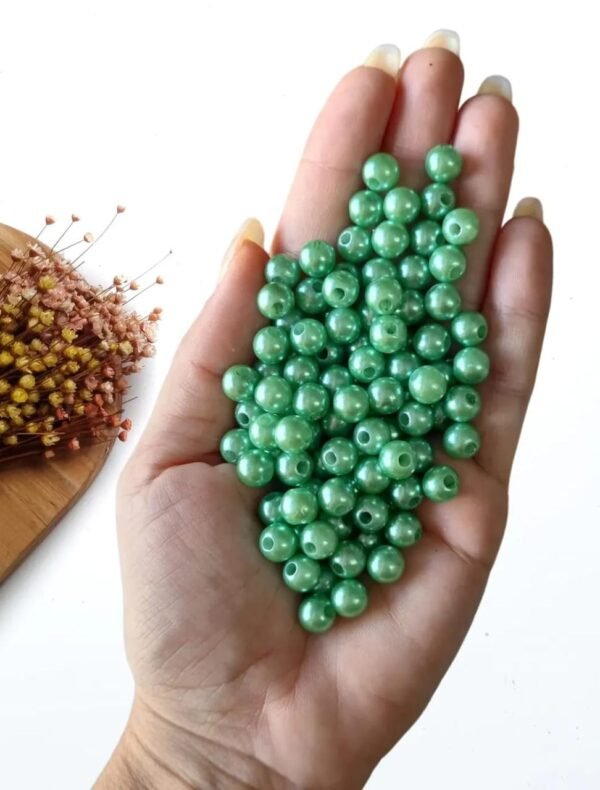 PÉROLA EM ABS Nº 8 VERDE CHÁ C/ 30G