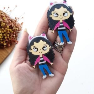 GABBY CORPO INTEIRO EM ACRÍLICO 4X7CM CURVADO PARA TIARAS UND