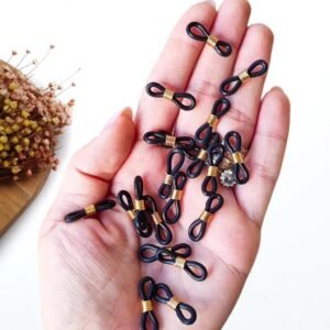 KIT  SALVA ÓCULOS PRETO C/ 5 PARES