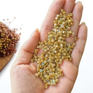 STRASS DE COSTURA 4MM FURTA COR C/ 100 UND