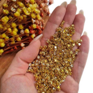 STRASS DE COSTURA 5MM CRISTAL C/ 100 UND