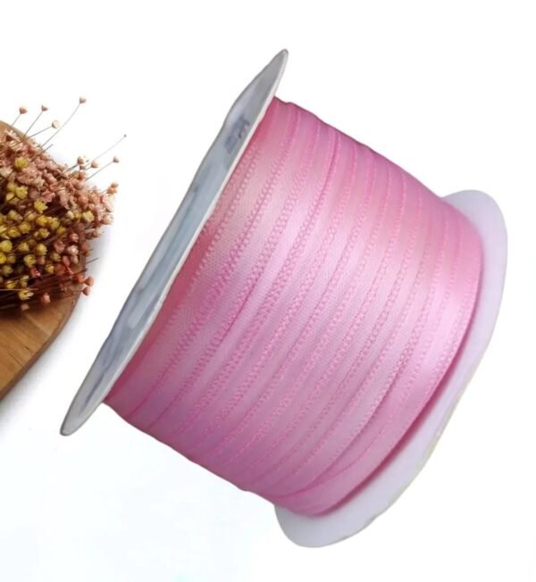 FITA PRINCESS CETIM 4MM ROSA - METRO