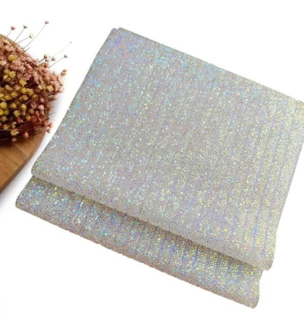 MICRO MANTA STRASS BOREAL 2 FILEIRAS 1X40CM UND