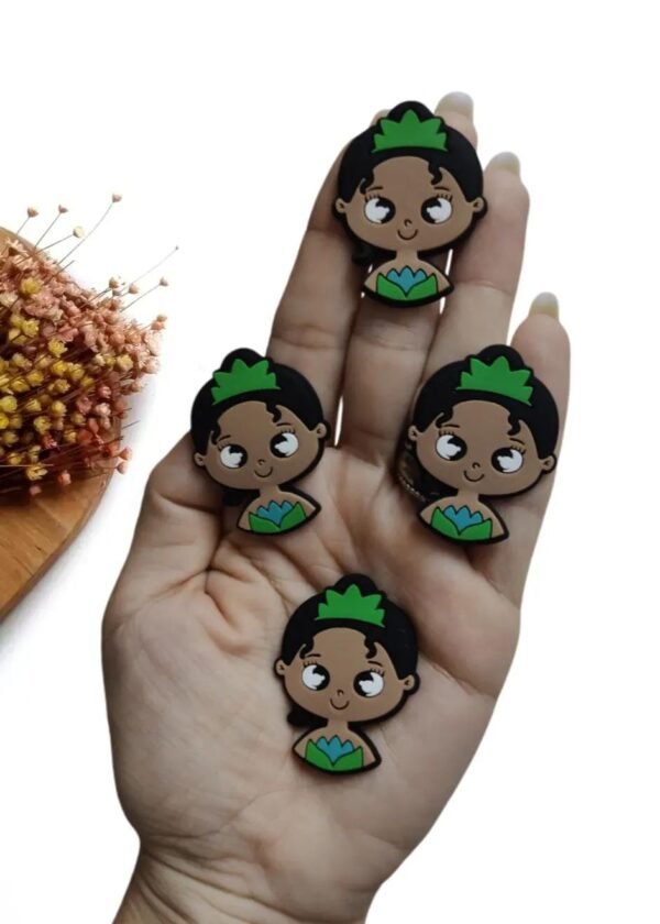 PRINCESA TIANA EMBORRACHADA 3,8 CM C/ 2 UND