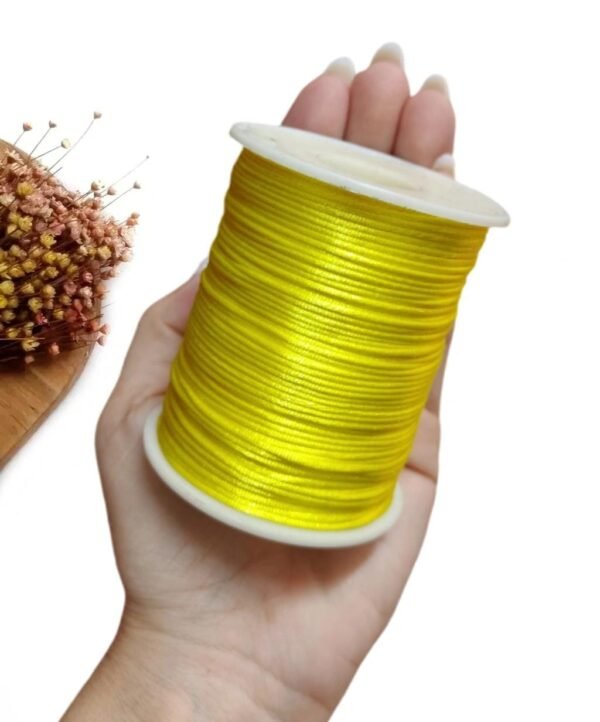 FIO RABO DE RATO 1MM AMARELO C/ 10 METROS