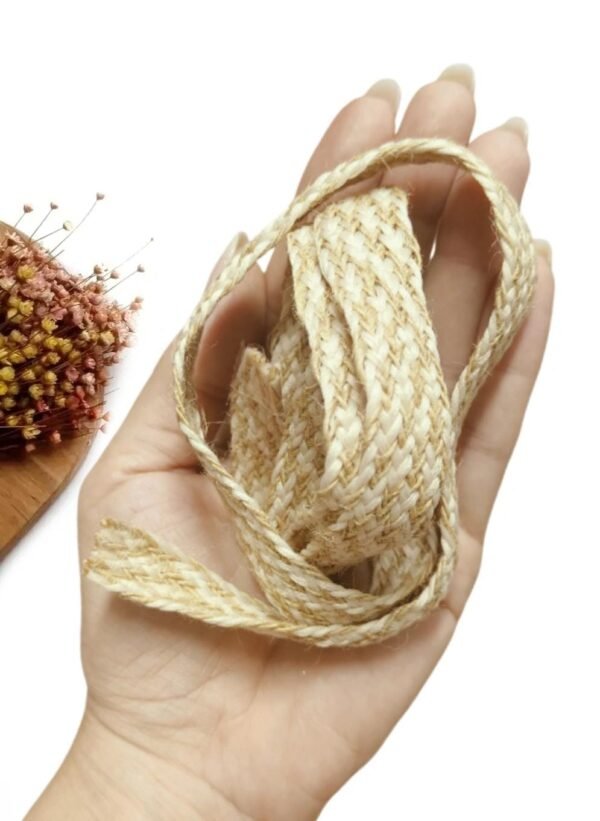 FITA DE JUTA COR PALHA 15 MM PCT C/ 90 CM