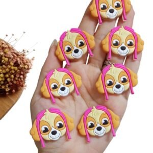APLIQUE PATRULHA CANINA EMBORRACHADO SKYE 3,8CM C/ 2 UND