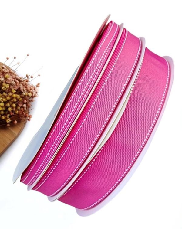 FITA YAMA ROSA COR 156 PESPONTO BRANCO – METRO