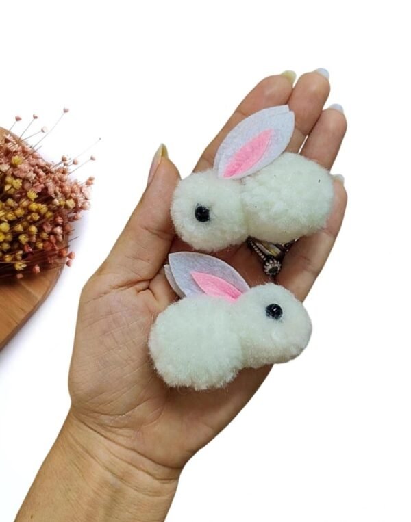 POMPOM COELHO 40MM BRANCO UND