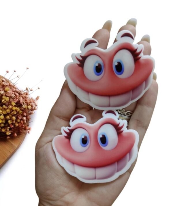 turma fini dentadura em acrílico curvado
