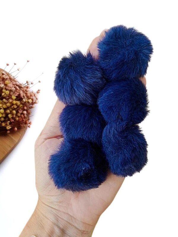 POMPOM FOFINHO AZUL MARINHO 4CM UND