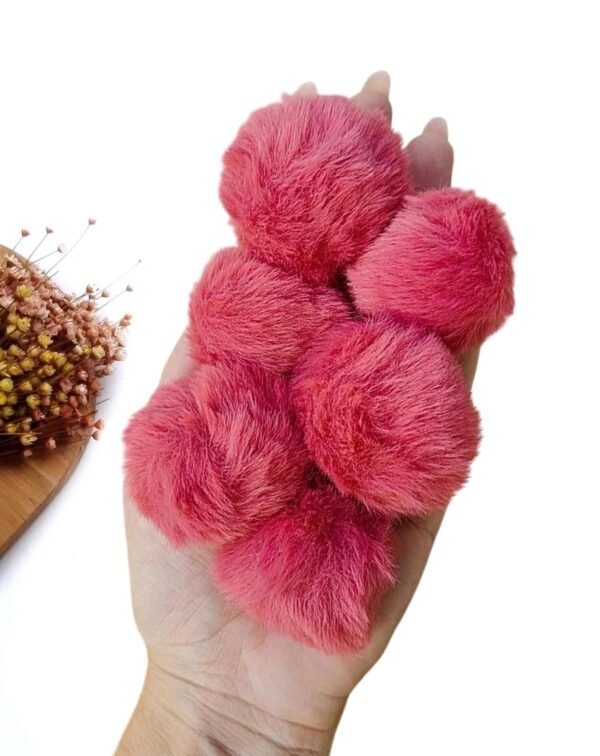 POMPOM FOFINHO ROSE ESCURO 4CM UND