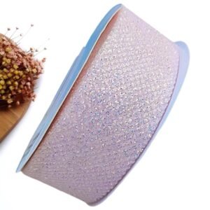 FITA TULE GLOSS 38MM ROSA - METRO