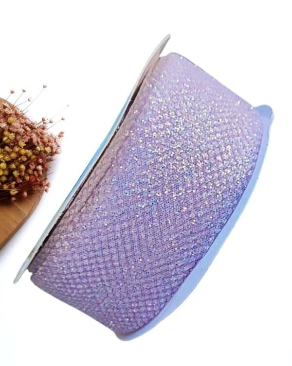 FITA TULE GLOSS 38MM LILAS - METRO