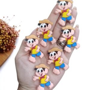 APLIQUE CHICO BENTO EMBORRACHADO 4,5 CM C/ 2 UND