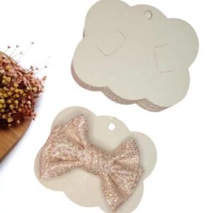 PAPELETA TAG NUVEM HORIZONTAL P/ BICO DE PATO 9 CM C/ 25 UND