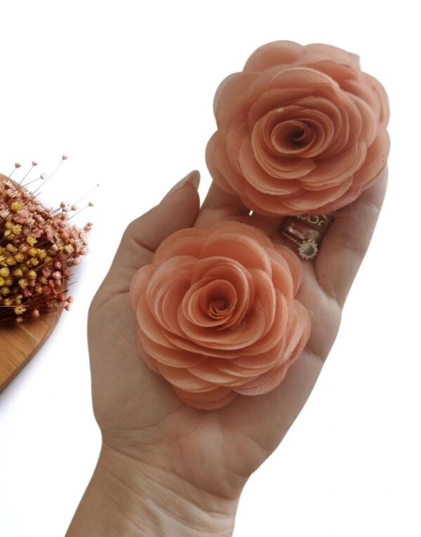 FLOR DE VOAL 6CM SALMON UND