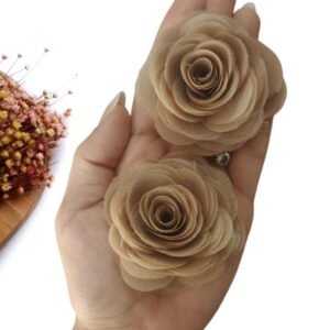FLOR DE VOAL 6CM NUDE UND