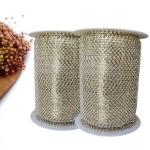 STRASS DE CORRENTE SS 8 DOURADO - METRO