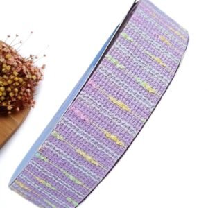 FITA IMPORTADA TWEED COLORIDA CANDY LILAS 38MM - METRO